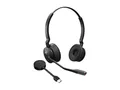 JABRA Engage 55 SE Stereo headset UC Link 400c DECT adapter USB-C 1,2m USB-C to USB-C Cable Carry case
