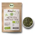 Grüner Tee Sencha BIO 250g | 100% natürlicher, reiner grüner Tee | fein-herb aromatischer Geschmack | loser Grüntee Sencha | aus kontrolliert biologischem Anbau | vom Achterhof