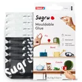 Sugru by tesa - Formbarer Allzweckkleber, 8er-Pack, 8 x 3,5 g, Schwarz & Weiß - vielseitige Klebeknete - zum Dekorieren, Kleben, Reparieren und für kreative DIY-Anwendungen