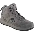Kappa Herren Sneaker Schuhe High Top gefüttert Stylecode 243046 1616 grey, Schuhgröße:41 EU - Grau - 41