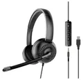 Speedlink On Ear Headset SL-870007-BK Kopfhörer (Headset, Lautstärkeregelung, Mikrofon-Stummschaltung)