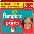 Pampers Windeln Pants Größe 5 (12-17kg) MONATSBOX, 160 Höschenwindeln