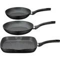 GSW Aluminium-Pfannen-Set »Gourmet Granit«, 3-teilig