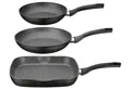 GSW Pfannen-Set Gourmet Granit | Aluminium, Kunststoff