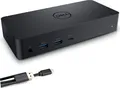 Dell Universal Dock D6000 Docking Station USB GigE 130 Watt für Inspiron 3780 Latitude 7390 2-in-1 7400 Vostro 5390 5391 XPS 13 9380 (452-BCYH)
