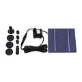 EBTOOLS Solar Teichpumpe Set Tauchpumpe Gartenbrunnen Brunnen Gartenteich 7V, 1.2W, 200L/H, 60cm maximale Wasserhöhe