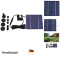 Solar Teichpumpe Set 7V 200L/H Gartenteich Brunnen Wasserpumpe Kunststoff