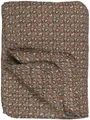 Ib Laursen Wohndecke Decke Quilt Tagesdecke Überwurf Schwarz Muster 180x130cm , 