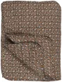 Decke Quilt Tagesdecke Überwurf Schwarz Muster 180x130cm Ib Laursen 07997-00
