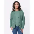 Strickpullover CASUAL LOOKS "Twinset", Damen, Gr. 40, grün (jade), 100% Baumwolle, unifarben, Langarm, Pullover