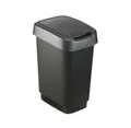 7610859135421 ROTHO Twist Silver - mülleimer – 50l rotho