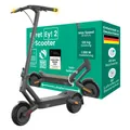 EGRET E-Scooter mit Straßenzulassung (ABE), 45 km Reichweite, 10" Luftreifen, 2x Federung, Blinker, 1.188 W Motor, 120 kg Traglast, App – Ey! 2