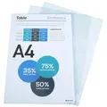 Exacompta 10x Pack 100 Sichthüllen A4 PP genarbt ökonomisch Kristall 57120E