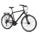 Airtracks Trekkingrad Herren Trekking Fahrrad 28 Zoll Trekkingrad TR.2825, 24 Gang SHIMANO ALIVIO RD-M3100 SGS Schaltwerk, Kettenschaltung, Schwarz Matt - Rahmenhöhen 52cm, 56cm & 60cm » Mod. 2026 schwarz 56 cm