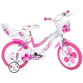 14 Zoll Kinderfahrrad Mädchenfahrrad Dino Bikes 146R - Rosa