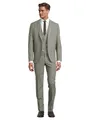 Steffen Klein Herren Anzug - Dreiteiler - Slim Fit - Größe 56 - Business Anzug mit Weste - Elastischer Komfort - Khaki