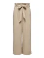ONLY Damen Onlmarsa Solid Paperbag Pant WVN Noos, Safari/Detail:Melange, XL