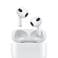 AirPods (3rd Gen.) In-Ear Bluetooth Kopfhörer kabellos 6 h Laufzeit IPX4 (Weiß)