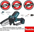 MAKITA DUC101Z01 Batterie LXT® Astsäge Akku-Astsäge mit 10-cm-Sägeblatt NEUr⭐⭐