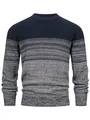 Indicode Herren INMoltilion Strickpullover aus 100% Baumwolle | Strickpullover für Männer Lt Grey Mix, XXL