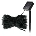 Solar Lichterkette außen LED Garten Party Deko 3000K warmweiß 200 LEDs 22m