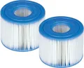 Intex 2 Stück Kartuschen S1 29001 Poolfilter PureSpa Filtereinsatz Weiß