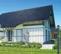 Peddy Shield Doppelstabmattenzaun, (Set), 103 cm hoch, 5 Matten für 10 m Zaun, mit 6 Pfosten