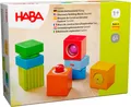 Haba Entdeckersteine, Klangspaß Spielbausteine, (6 St), mit Soundeffekt, Made in Germany