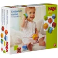 Haba 7628 - Entdeckersteine Klangspaß 6 bunte Steine Buchenholz Geräusche NEU