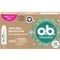 o.b. Tampons Organic Original, Mini, aus Bio-Baumwolle, 16 Stück
