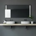 Talos Light Badspiegel Mit Beleuchtung - Led Badezimmerspiegel 140x70 Cm - Wandspiegel Mit Led Lichtausschnitt - Spiegel Mit Lichtfarbe Neutralweiß - Lichtspiegel Mit Aluminiumrahmen
