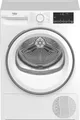 Beko B3T41239A Wäschetrockner, 7 kg, Frontlader Wärmepumpentrockner, SteamCure - Dampffunktion, kombinierter Filtermechanismus, 15 Programme, Knitterschutz, AquaWave Schontrommel, 54,3 cm tief, Weiß