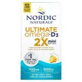 Nordic Naturals, Ultimate Omega 2X with Vitamin D3, Lemon, 60 Mini Soft Gels