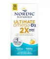 Nordic Naturals, Ultimatives Omega 2 x mit Vitamin D3, Zitrone, 60 Mini-Softgels