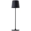 Brilliant Kaami Außen Akku LED Tischleuchte Tischlampe 37cm schwarz matt dimmbar