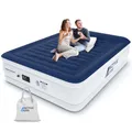 Active Era Luftmatratze 2 Personen 150×200×36.5 cm, Selbstaufblasendes Luftbett mit elektrischer Pumpe, Aufblasbare Matratze in 3 Min, Komfortables Gästebett für Camping & Zuhause