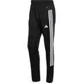 adidas Workout Essentials All-set 3-STRIPES Knit Pant black-white (095A) XL