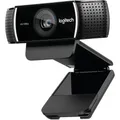 Logitech C922 Pro Webcam Full HD 1080p USB-Anschluss Verstellbares Tischstativ