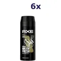 6x Axe Deo Spray 150 ml Gold