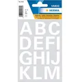 Herma Klebebuchstaben 4169 Vario A-Z, Höhe 25mm, weiß, wetterfest, 28 Buchstaben