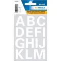 Herma 4169 Buchstaben 25 mm A-Z Folie wetterfest weiß 2 Bl.
