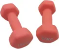 AmazonBasics Hanteln Fitnessgeräte Übungen 3 0 Kilogramm Pink Trainingsset 2 Stück