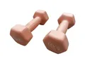 Gummierte feste Hanteln Amazon Basics 2x 1,5 kg rosa