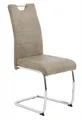 4 Freischwinger=Set Schwinger Stuhl Esszimmerstuhl Flora 70 Stoff Vintage Beige