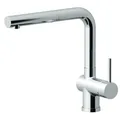 AquaCucina 45009-00 Fensterarmatur LAGO S in CHROM mit Zugauslauf / Küchenarm...