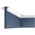 ORAC DECOR CX111 AXXENT Zierleiste Profile Stuck Decken-Leisten Eckleiste 2 m 200 cm x 2,6 cm x 1,5 cm Weiß
