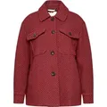 Tommy Hilfiger Damen Herringbone Shacker Hemdjacke M - Rot