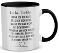 Tochter Geschenk Geburtstag 18 Jahre Kind Tasse Abi Bachelor Master Weihnachten