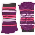 GAIAM YOGA SOCKEN PURPLE TOELESS YOGA SOCKS (SMALL/MEDIUM)