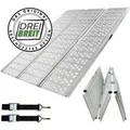 DREIBREIT By TRUTZHOLM 3-Fach Auffahrrampe Klappbar Länge 255cm Gelocht